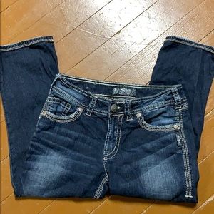 Silver Jeans capris Suki Surplus Capri